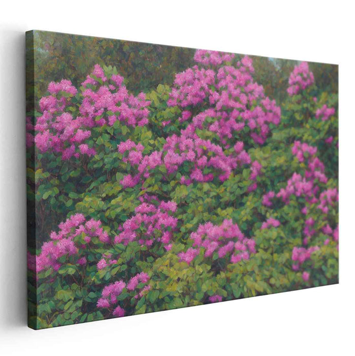 Zen Garden Oasis: Serene Nature Canvas Art Print