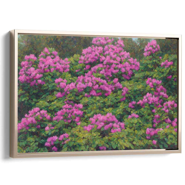 Zen Garden Oasis: Serene Nature Canvas Art Print