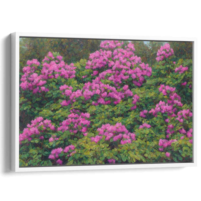 Zen Garden Oasis: Serene Nature Canvas Art Print