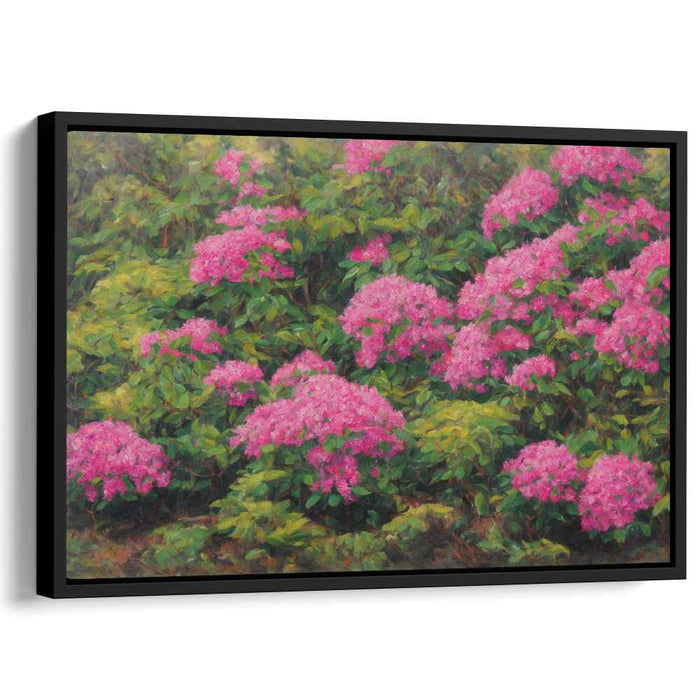 Petals Dance Across Canvas: Vibrant Floral Impressionist Canvas Art Print