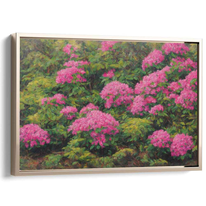 Petals Dance Across Canvas: Vibrant Floral Impressionist Canvas Art Print