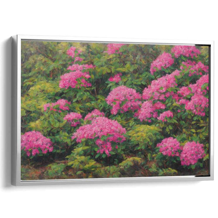 Petals Dance Across Canvas: Vibrant Floral Impressionist Canvas Art Print