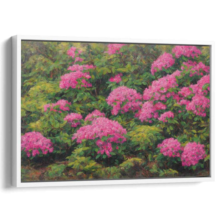 Petals Dance Across Canvas: Vibrant Floral Impressionist Canvas Art Print