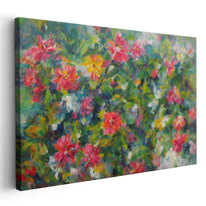 Modern Oil Tropical Flowers #115