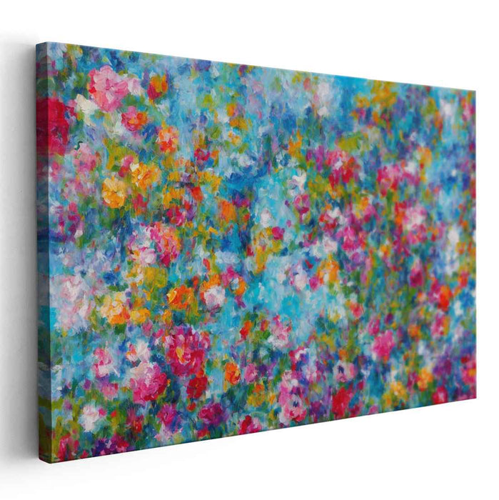 Modern Oil Tropical Flowers #119