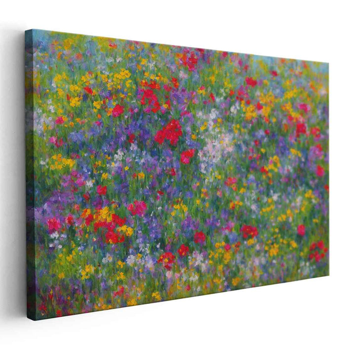 Modern Oil Wild Flowers #123