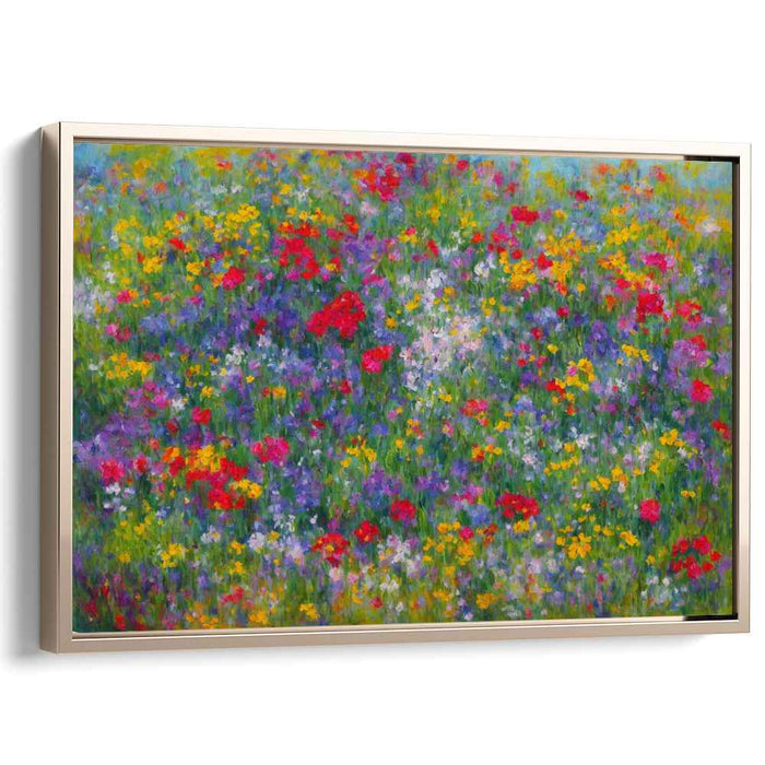 Modern Oil Wild Flowers #123