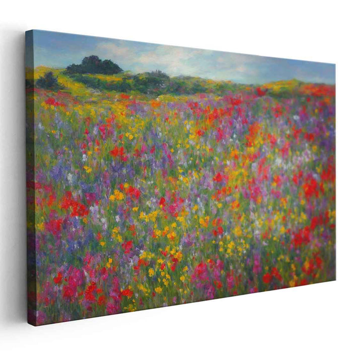 Modern Oil Wild Flowers #126
