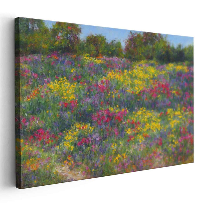 Modern Oil Wild Flowers #127