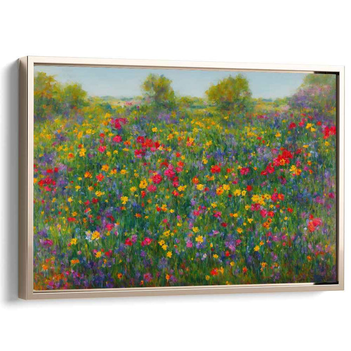 Whimsical Wildflower Ballad: An Impressionist Symphony of Wildflowers