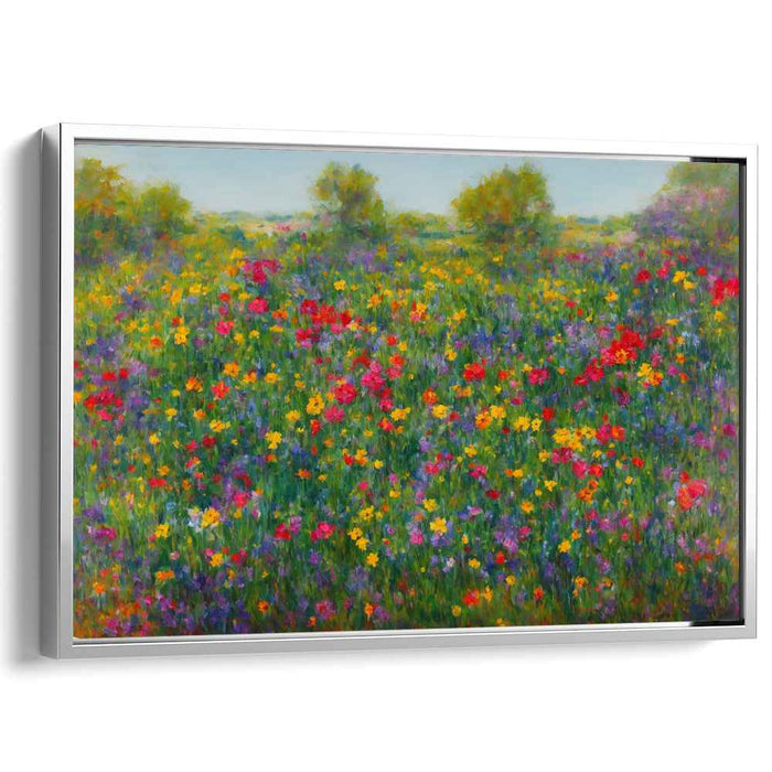 Whimsical Wildflower Ballad: An Impressionist Symphony of Wildflowers