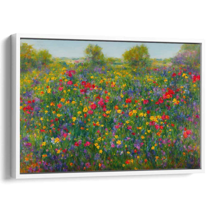 Whimsical Wildflower Ballad: An Impressionist Symphony of Wildflowers