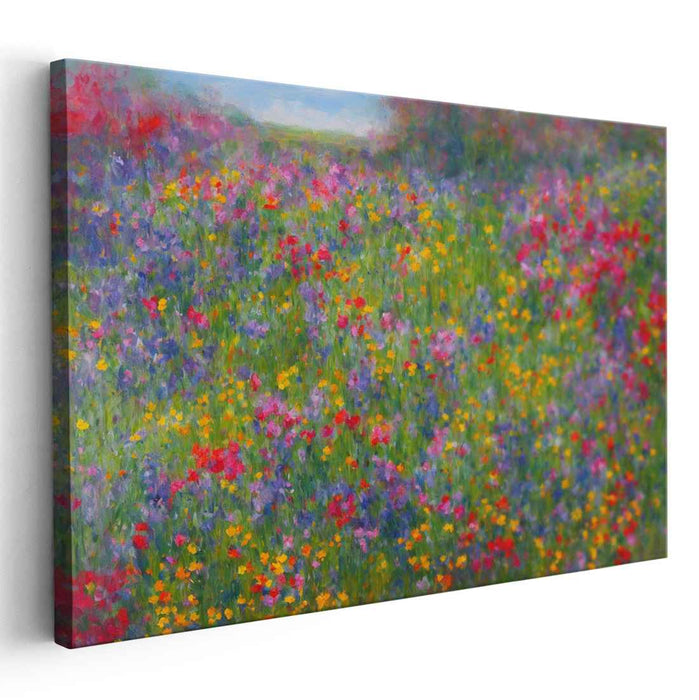 Modern Oil Wild Flowers #136