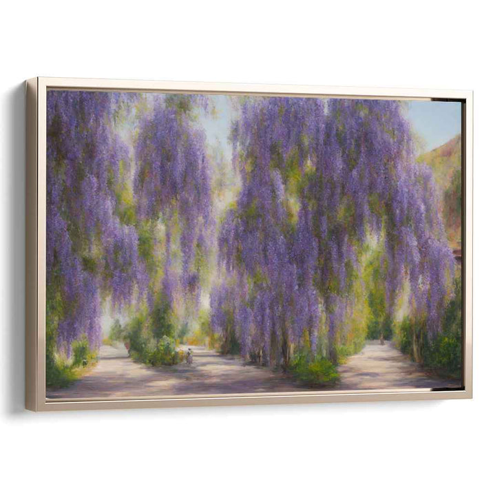 Modern Oil Wisteria #111