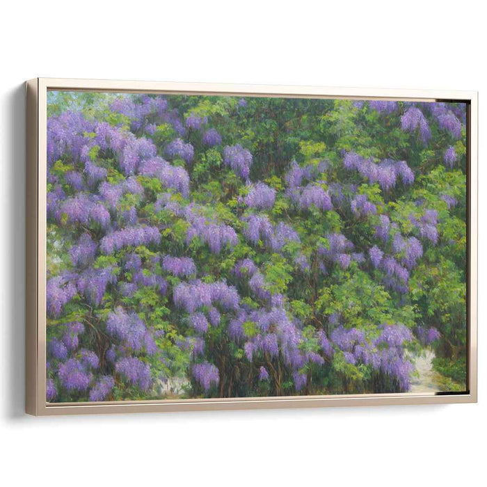 Modern Oil Wisteria #113