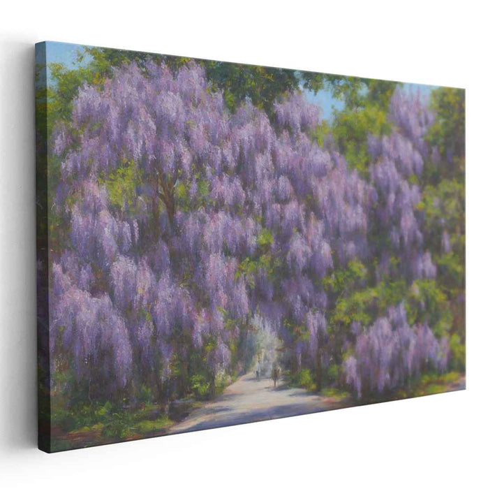 Modern Oil Wisteria #117