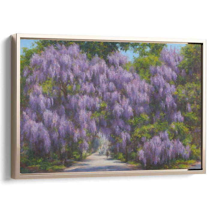 Modern Oil Wisteria #117