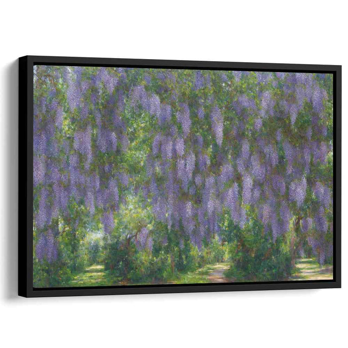 Scented Serenade: Lavender Wisteria Canvas Art Print