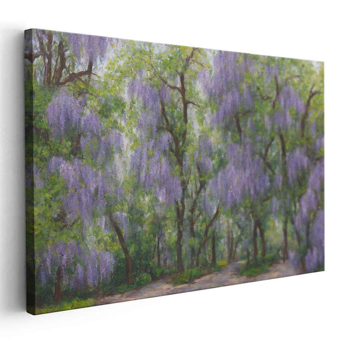 Modern Oil Wisteria #124