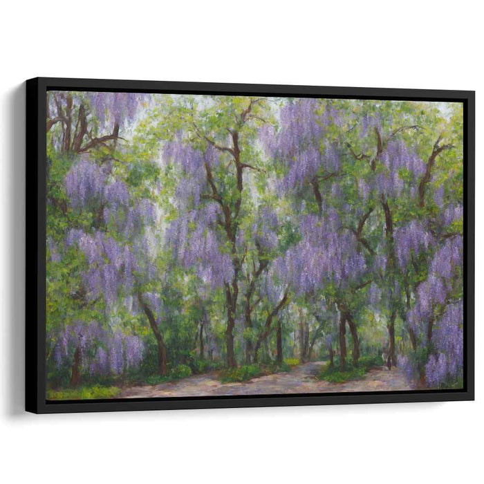 Modern Oil Wisteria #124