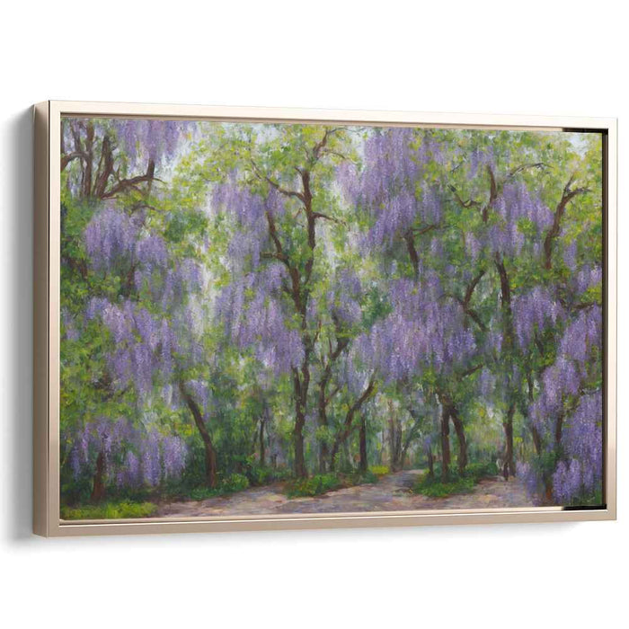 Modern Oil Wisteria #124