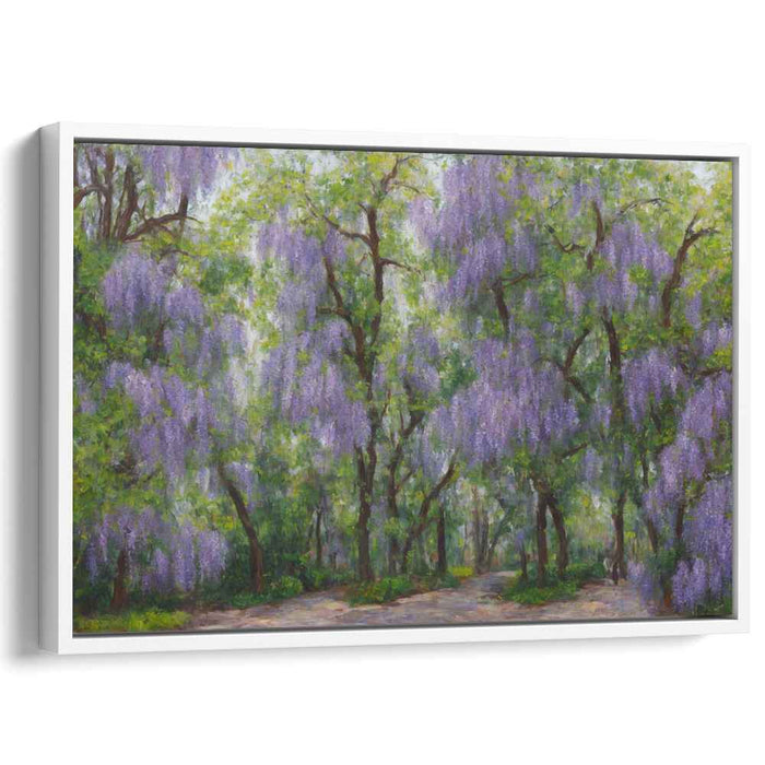 Modern Oil Wisteria #124