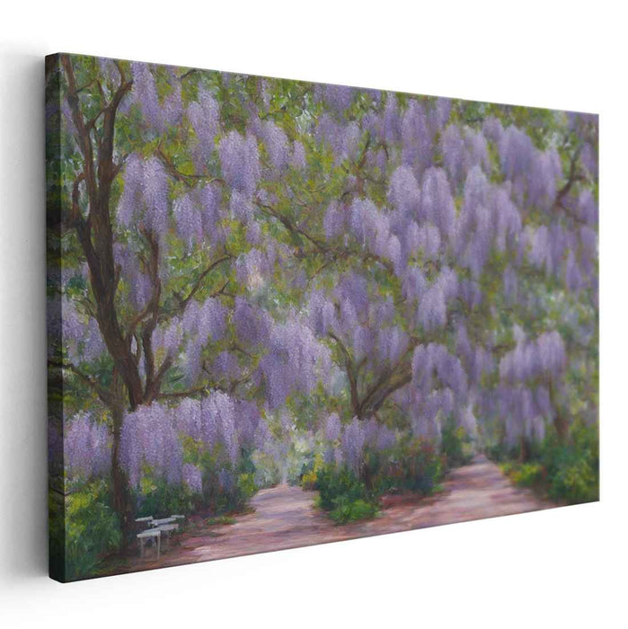 Modern Oil Wisteria #125