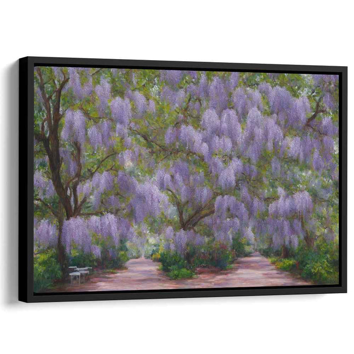 Modern Oil Wisteria #125