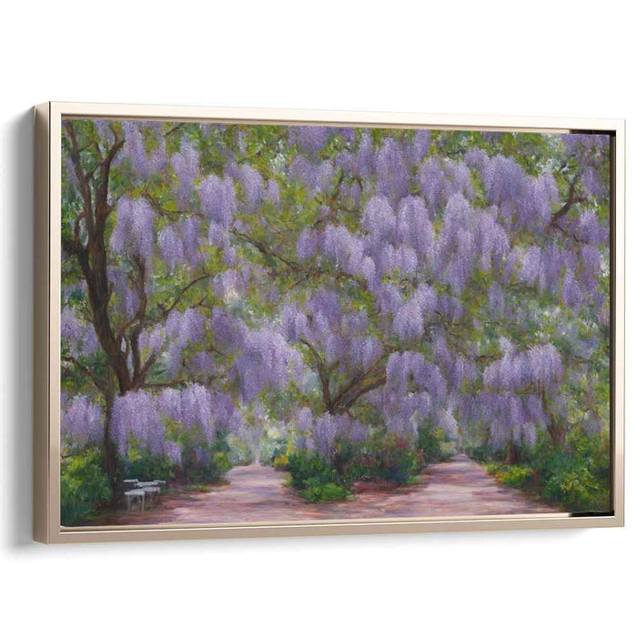 Modern Oil Wisteria #125