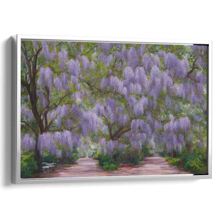 Modern Oil Wisteria #125