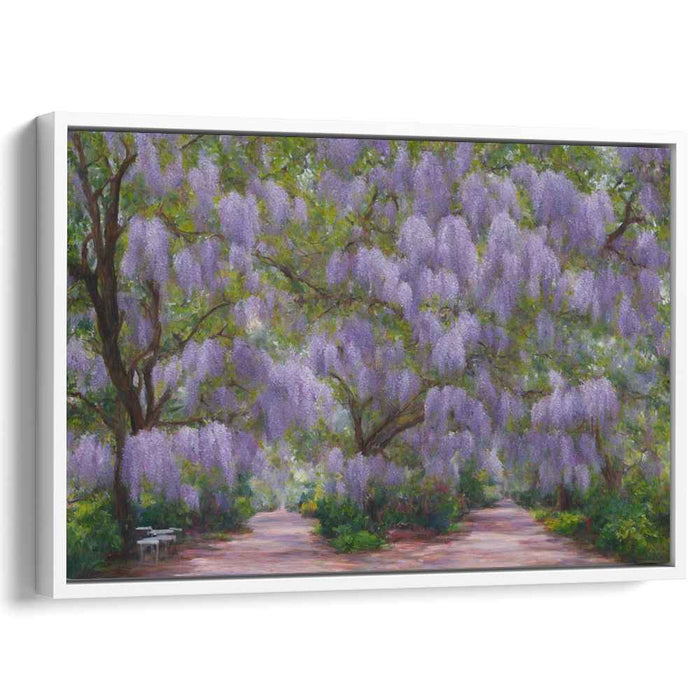 Modern Oil Wisteria #125
