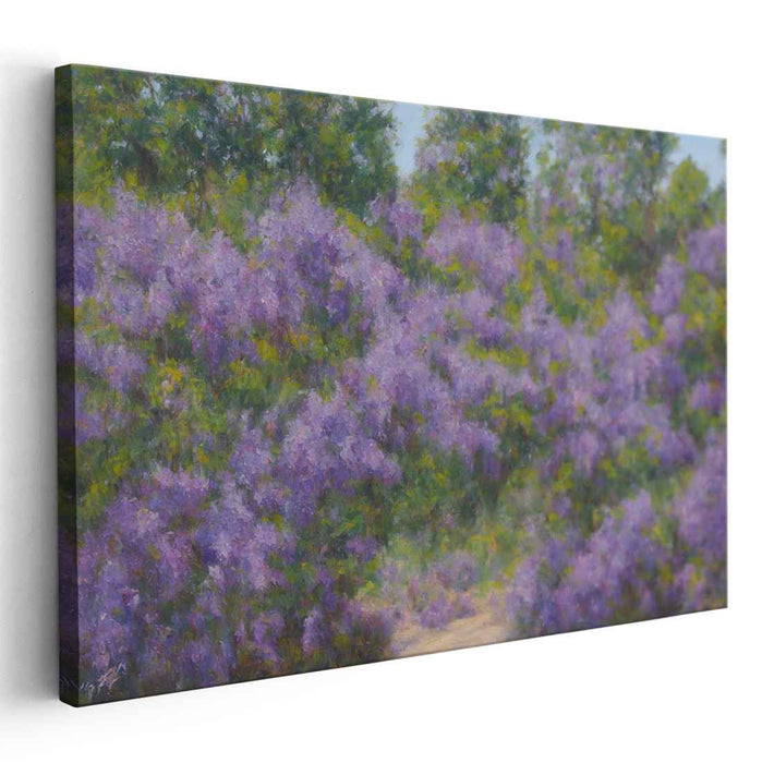 Modern Oil Wisteria #130
