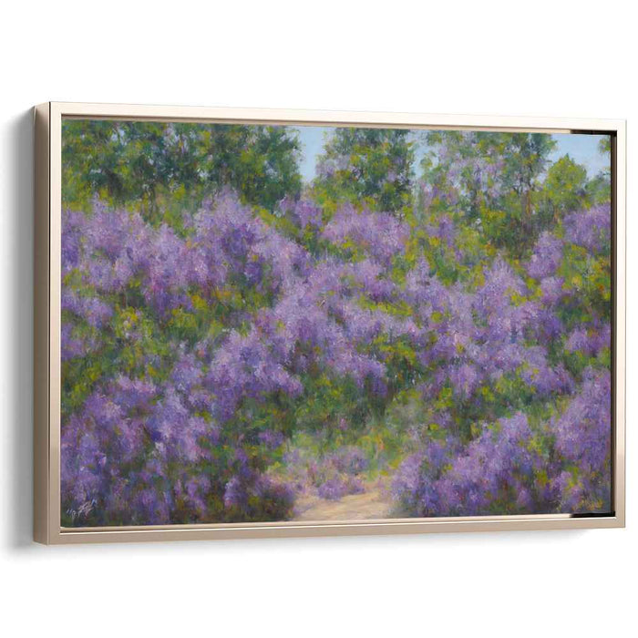 Modern Oil Wisteria #130