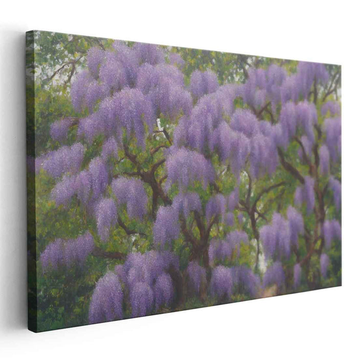 Modern Oil Wisteria #135