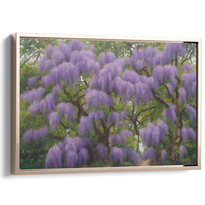 Modern Oil Wisteria #135