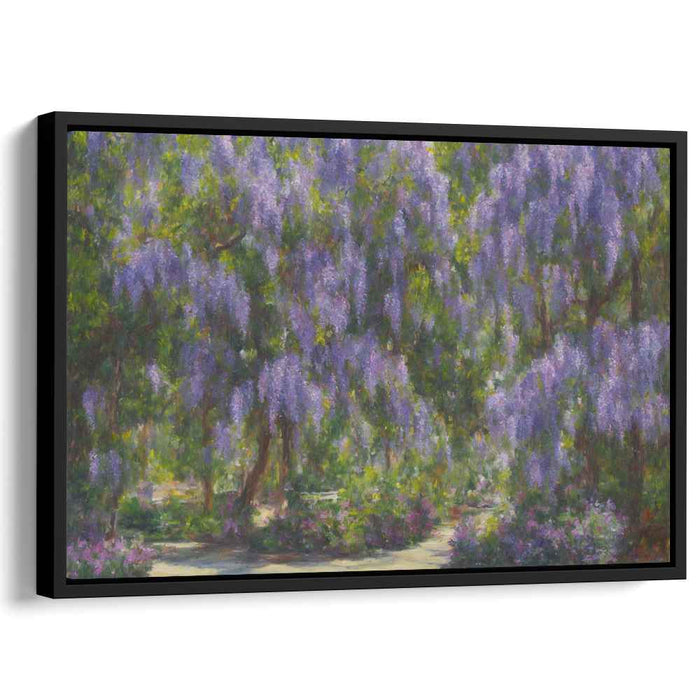 Brushstrokes In Bloom: Impressionist Garden Canvas Art