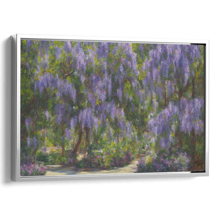 Brushstrokes In Bloom: Impressionist Garden Canvas Art