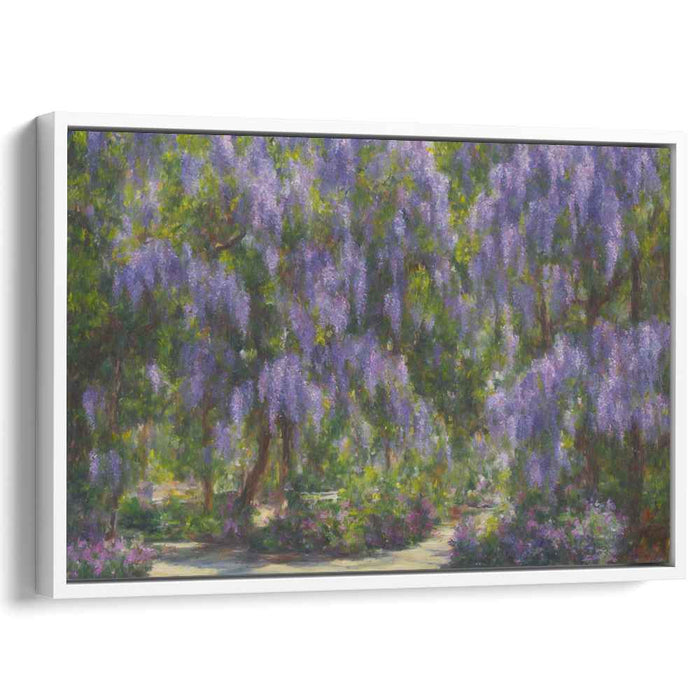 Brushstrokes In Bloom: Impressionist Garden Canvas Art