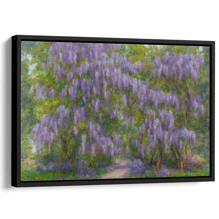 Fields of Lavender: Impressionist Landscape with Lavender Blooms