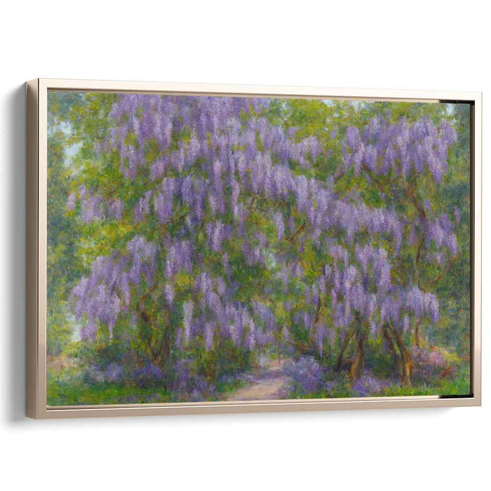 Fields of Lavender: Impressionist Landscape with Lavender Blooms