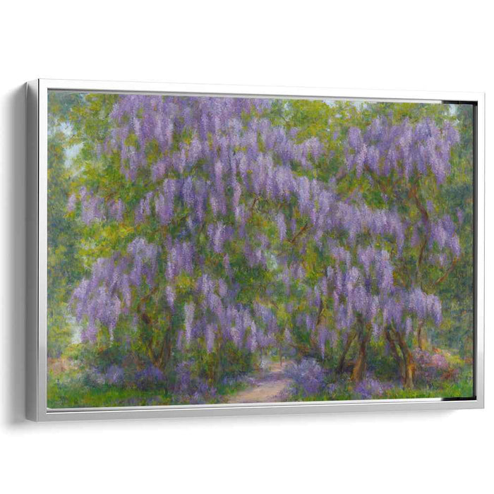 Fields of Lavender: Impressionist Landscape with Lavender Blooms