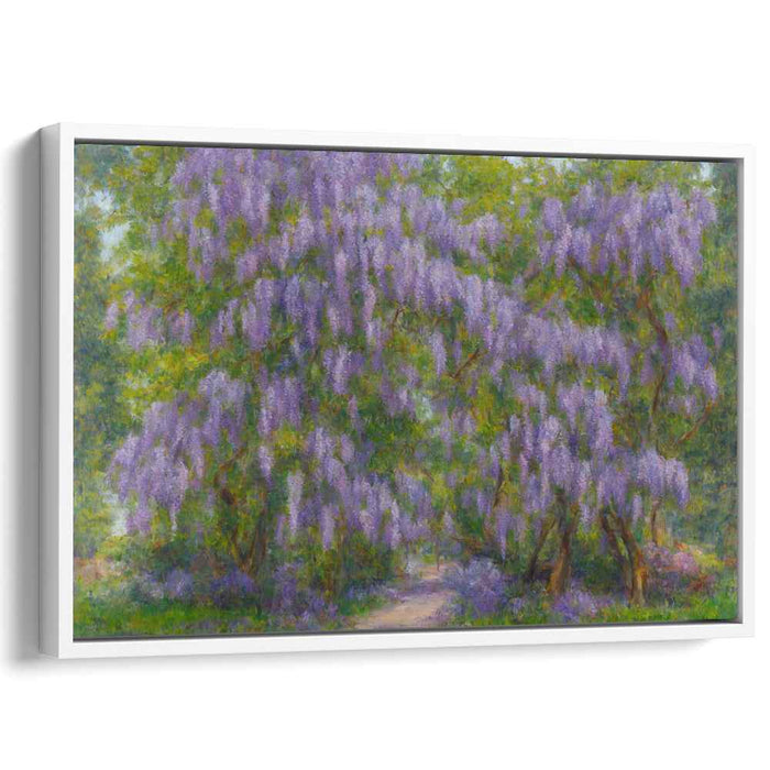 Fields of Lavender: Impressionist Landscape with Lavender Blooms