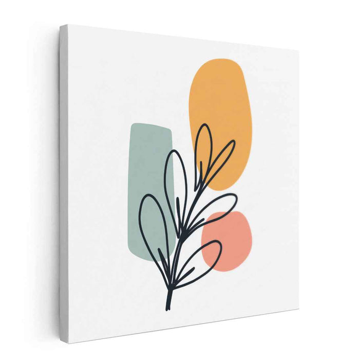 Zen Rhythm: Minimalist Abstract Canvas Art Print