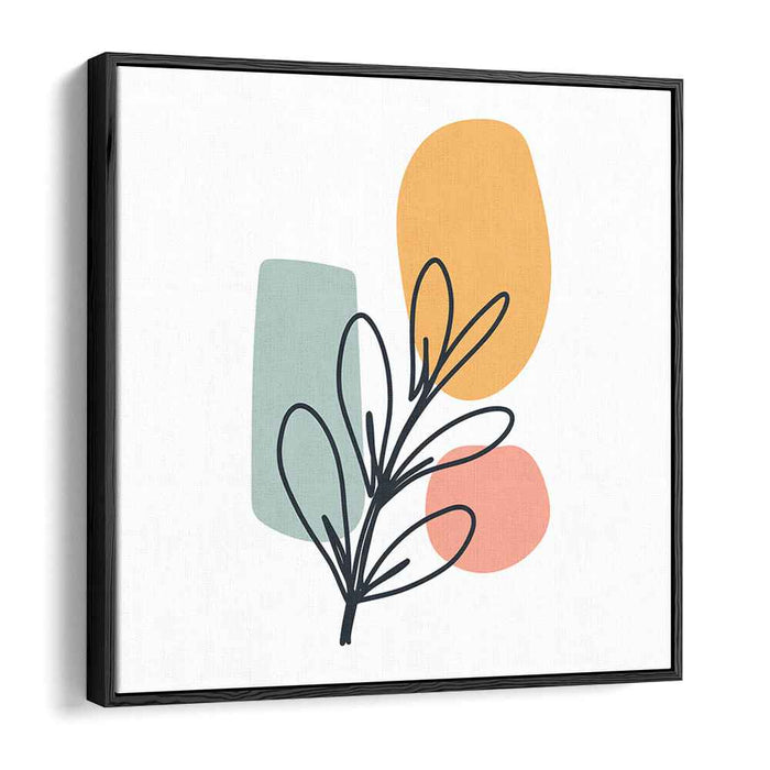Zen Rhythm: Minimalist Abstract Canvas Art Print