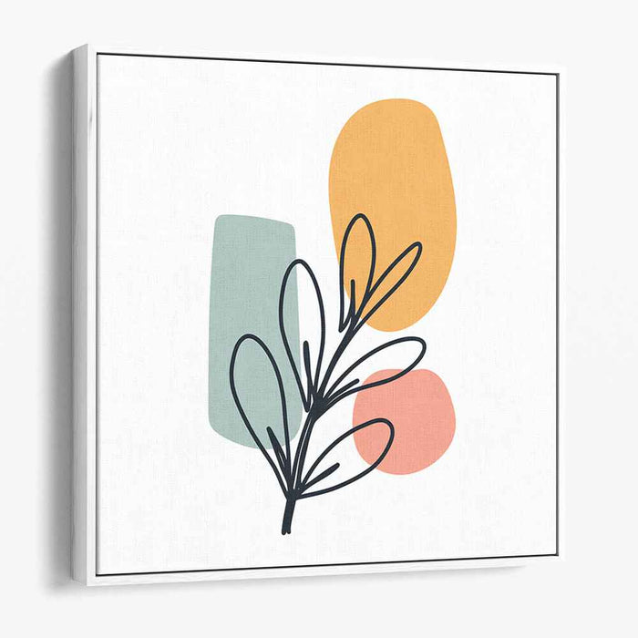 Zen Rhythm: Minimalist Abstract Canvas Art Print