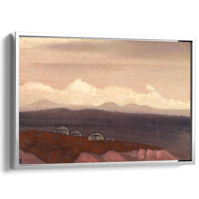 Mongolian yurtas (1936) by Nicholas Roerich