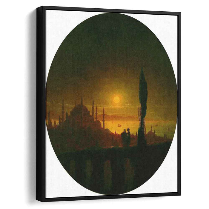 Moonlit night beside the sea (1847) by Ivan Aivazovsky