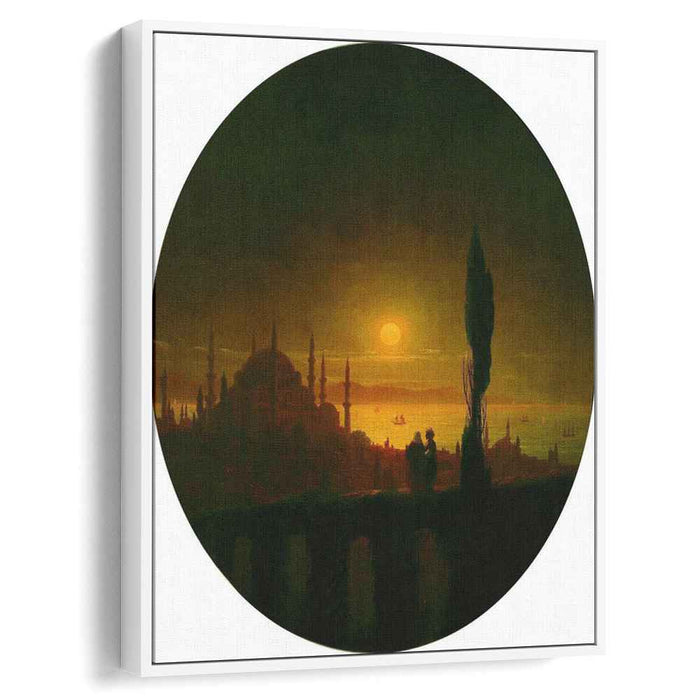 Moonlit night beside the sea (1847) by Ivan Aivazovsky