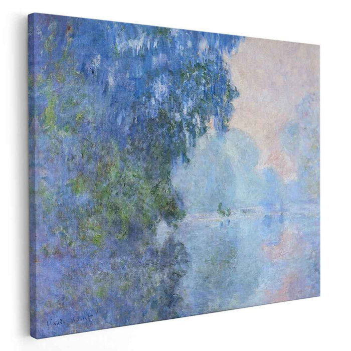 Morning on the Seine 02 (1896) by Claude Monet