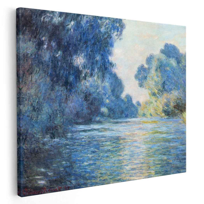 Morning on the Seine at Giverny 02 (1897) by Claude Monet